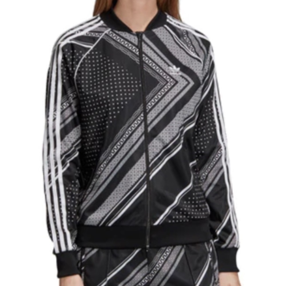 ADIDAS Women’s SST bandana print Track Top